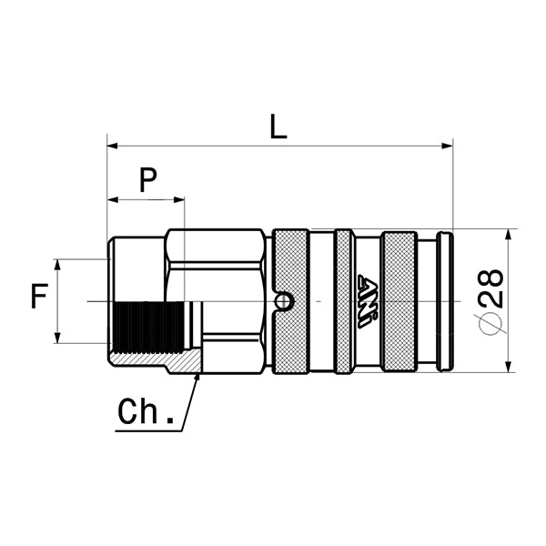 90/R-2 - GIANT FEMALE rapid ball valve with threaded anti-release safety device - Fittings - Ani - Compressed air 90/R-2 - GIANT FEMALE rapid ball valve with threaded anti-release safety device - Fittings - Ani - Compressed air